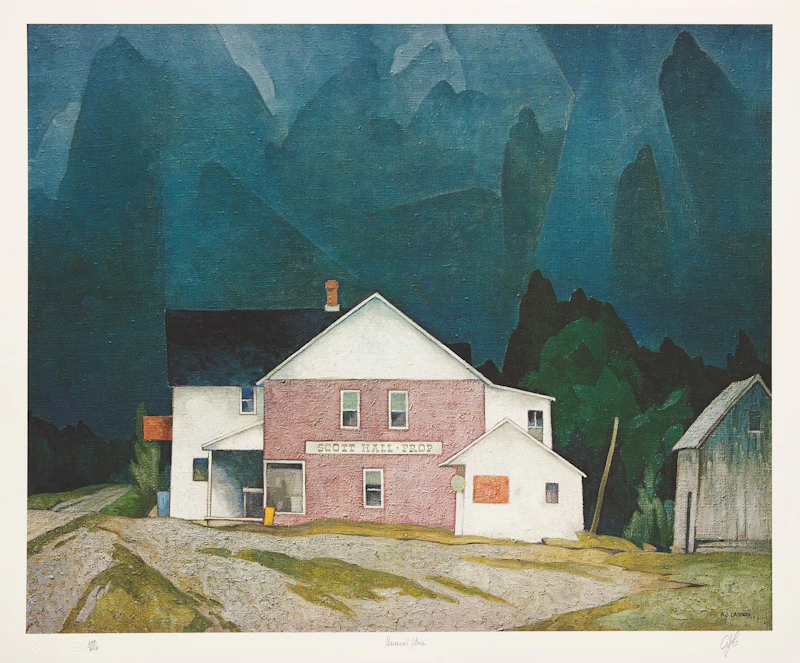 Alfred Joseph Casson, Ontario: 24 Colour Prints housed in the original cherry wood box, twenty-four photolithographic reproductions - view 22