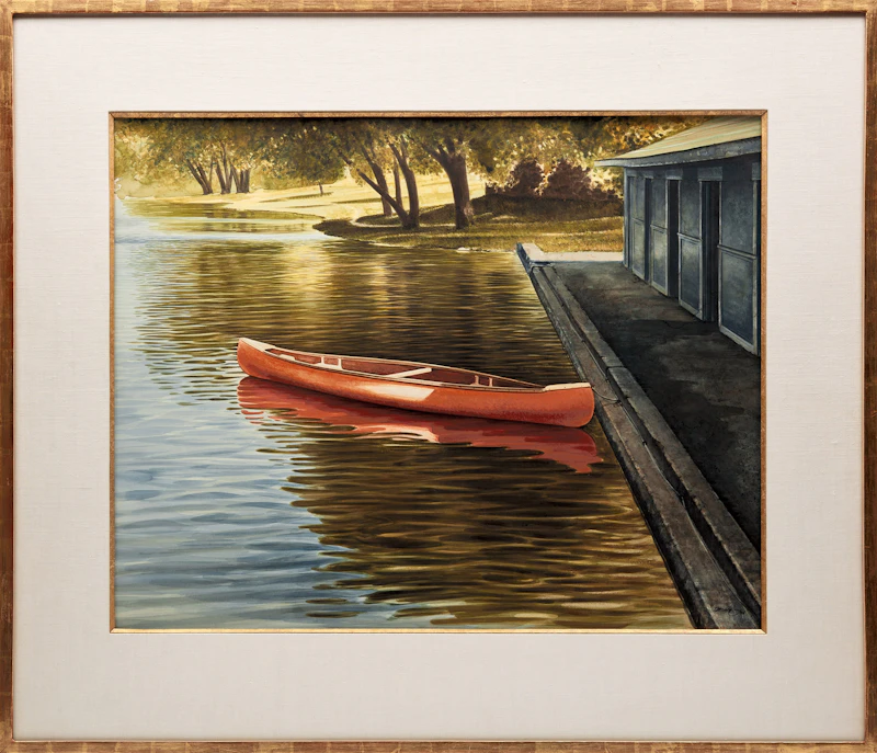 Kenneth Danby, Tethered, watercolour, 1976 - view 2