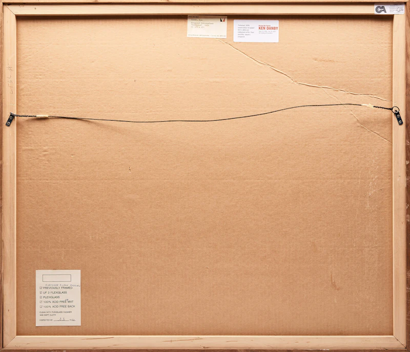 Kenneth Danby, Tethered, watercolour, 1976 - view 3