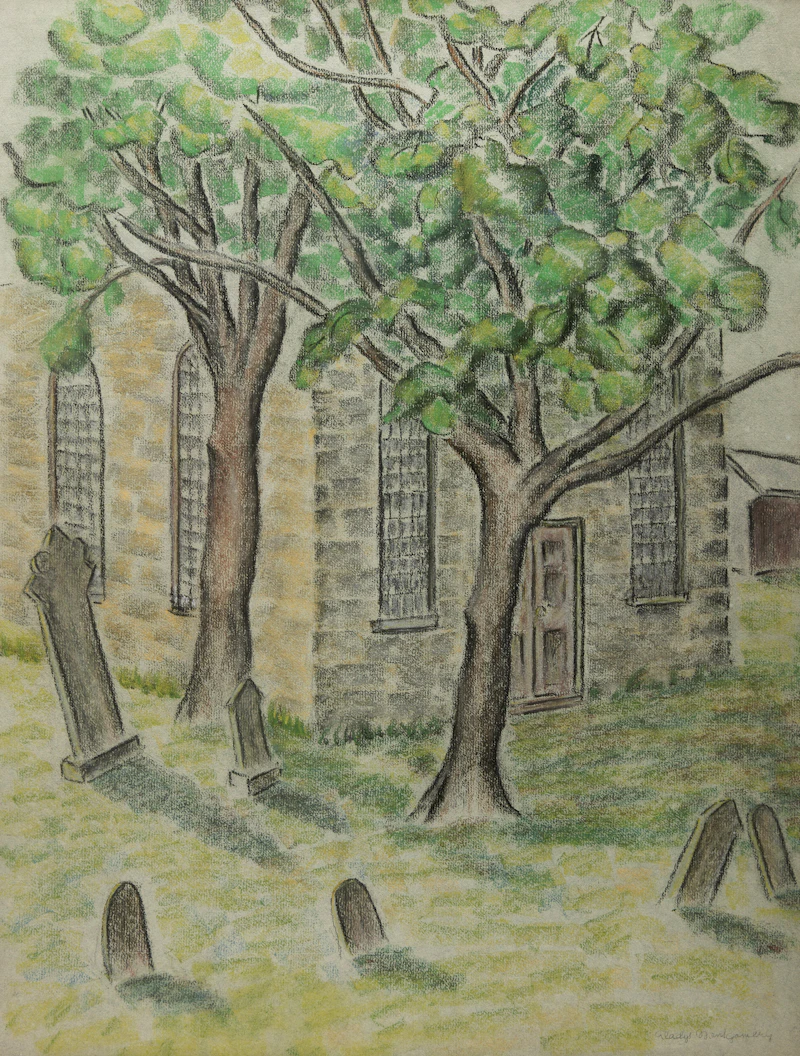 Untitled (Church Yard) by Gladys Montgomery