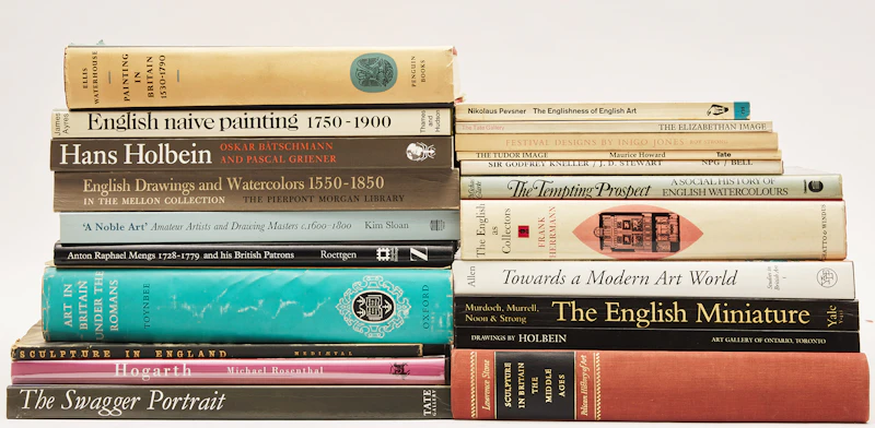 Books and Reference, A Selection of Twenty-Two English Art Reference Books, 22 books