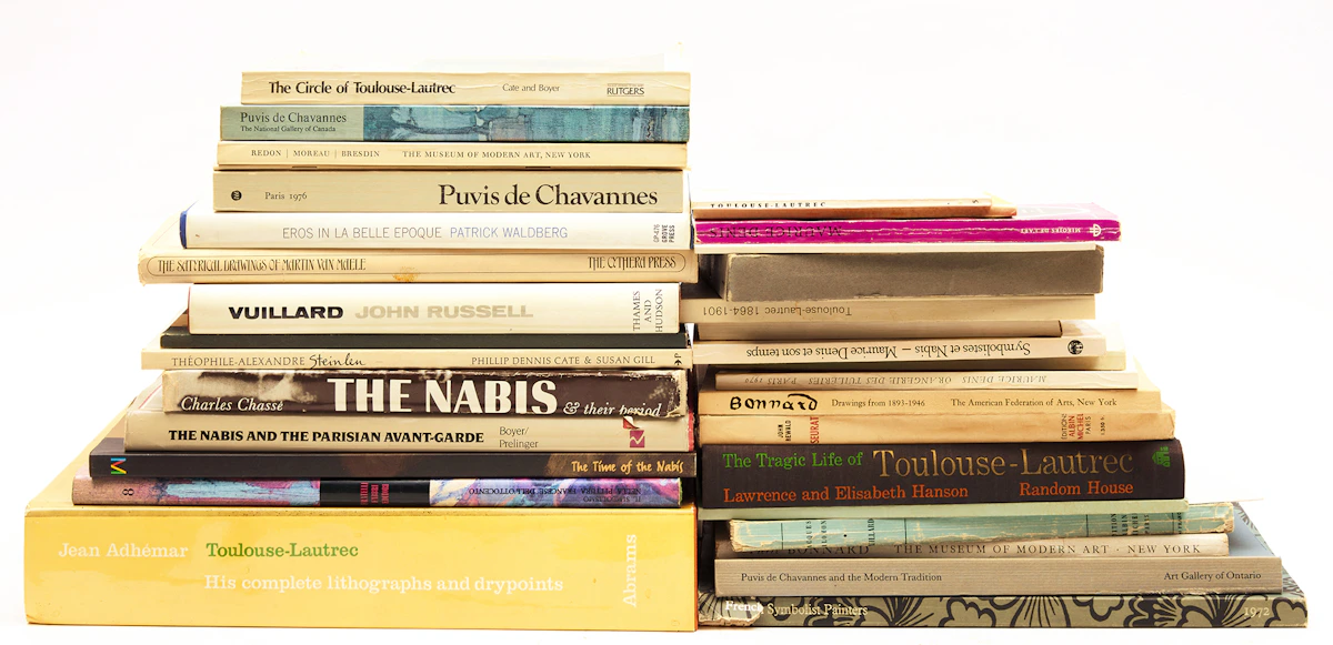 Books and Reference, A Selection of Thirty-Four French and Italian Artist Reference Books, 34 books