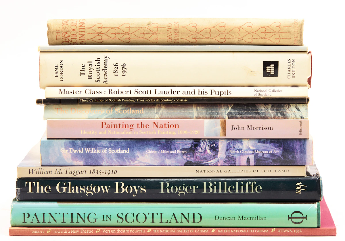 Books and Reference, A Selection of Twelve Scottish Artist Reference Books, 12 books