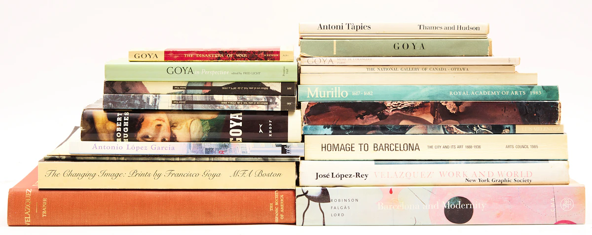 Books and Reference, A Selection of Twenty-Two Spanish Artists Reference Books, 22 books