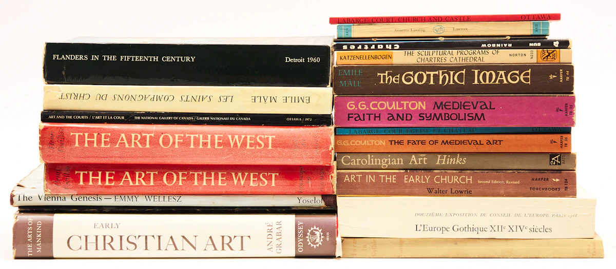 Books and Reference, A Selection of Twenty-One Medieval Art Reference Books, 21 books