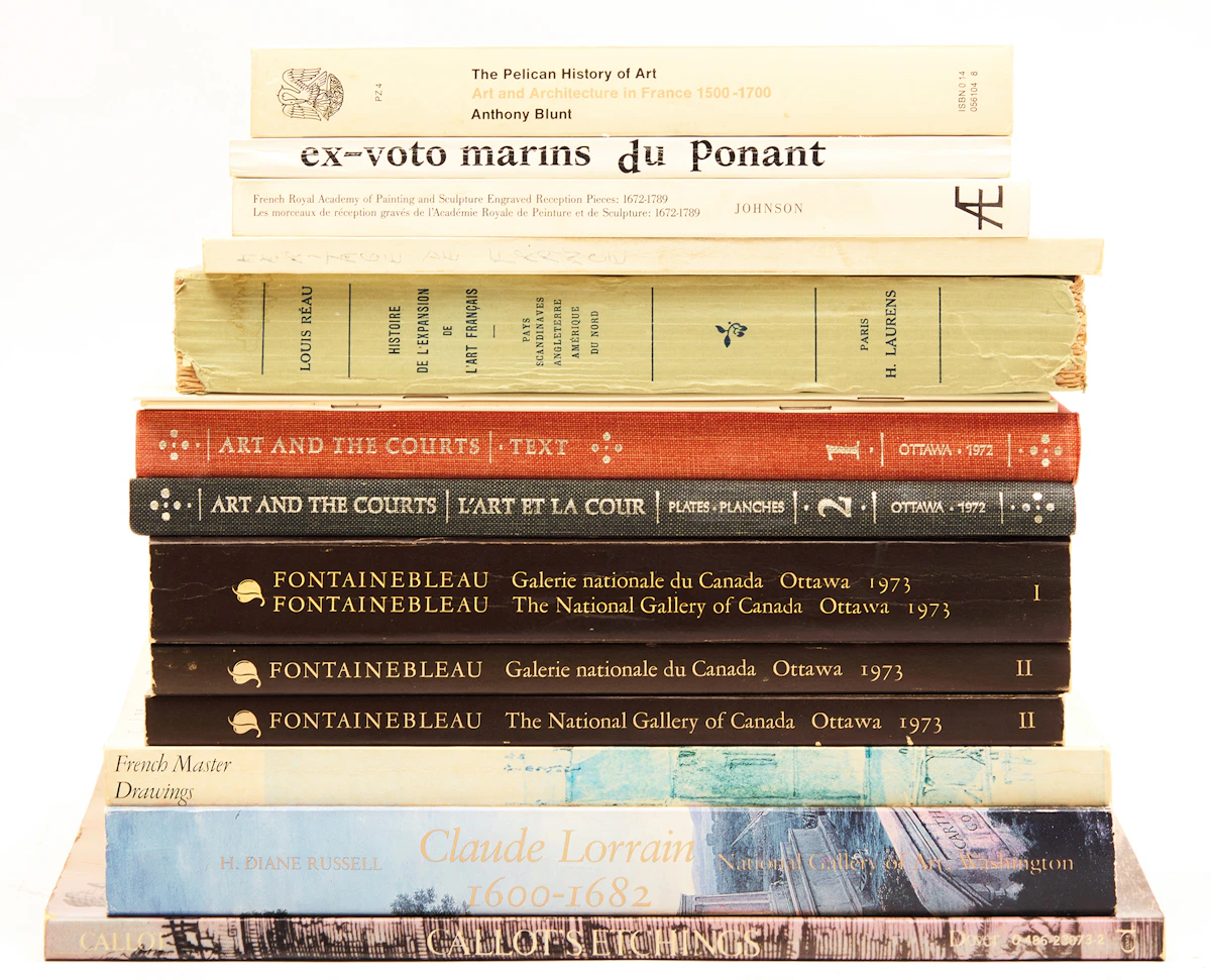 Books and Reference, A Selection of Fifteen French Art Reference Books, 15 books