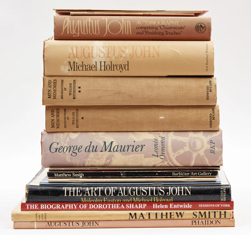 Books and Reference, A Selection of Seventeen English Artist Reference Books, 17 books