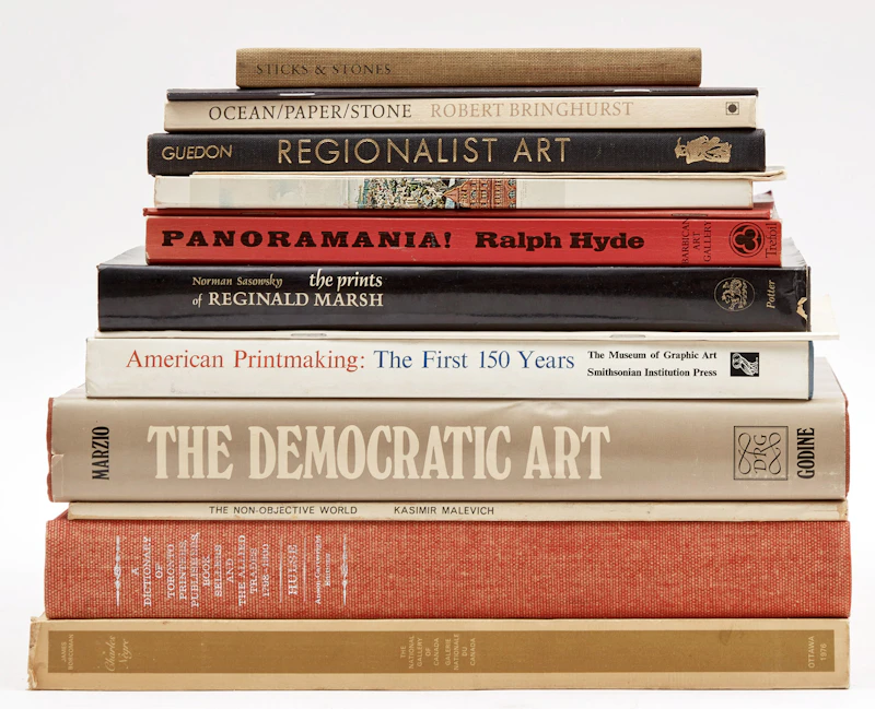 Books and Reference, A Selection of Fifteen Nineteenth and Twentieth Century Art Reference Books, 15 books