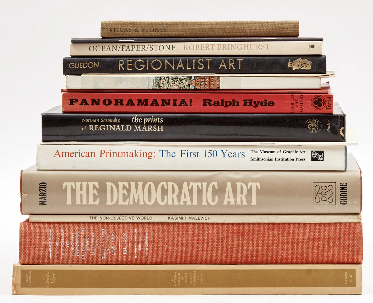 Books and Reference, A Selection of Fifteen Nineteenth and Twentieth Century Art Reference Books, 15 books