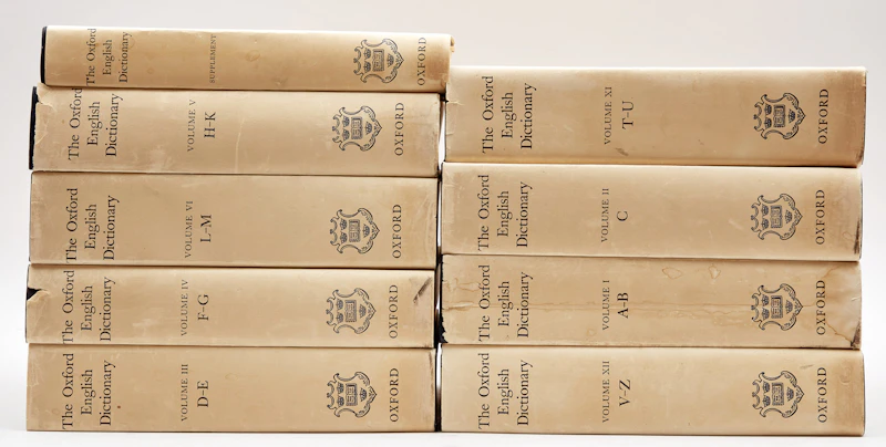 Books and Reference, The Oxford English Dictionary: Volumes I-VI, 9 books
