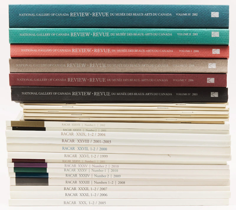 Books and Reference, A Selection of Twenty-Seven Canadian Art Reviews and Bulletins, 27 books