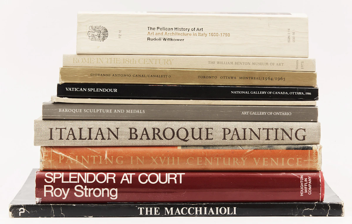 Books and Reference, A Selection of Ten Italian Art History Reference Books, 10 books