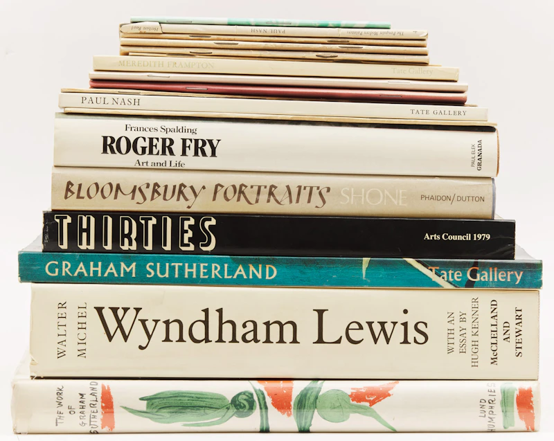 Books and Reference, A Selection of Eighteen British Artist Reference Books, 18 books