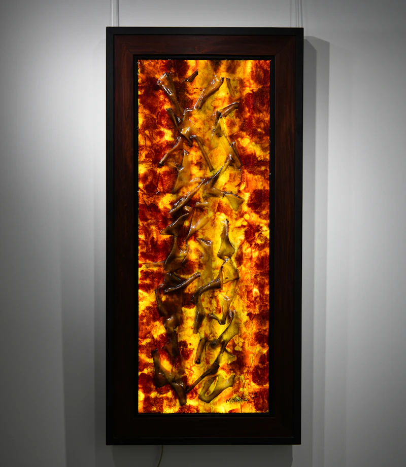 Jean-Paul Mousseau, Panneau, fibreglass and coloured polyester resin lightbox, 1962 - view 2