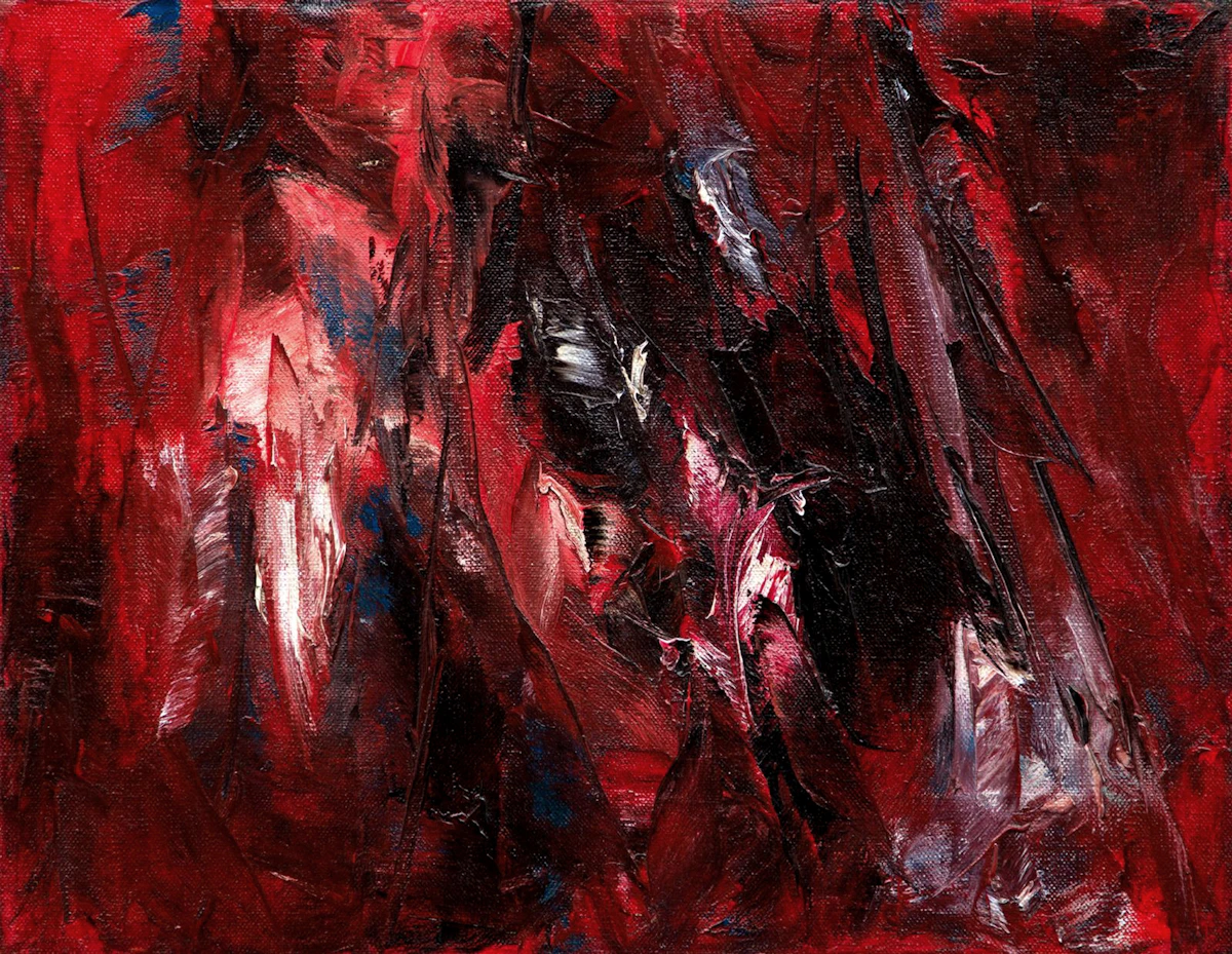Robert Blair, Sans titre, oil on canvas, 1951