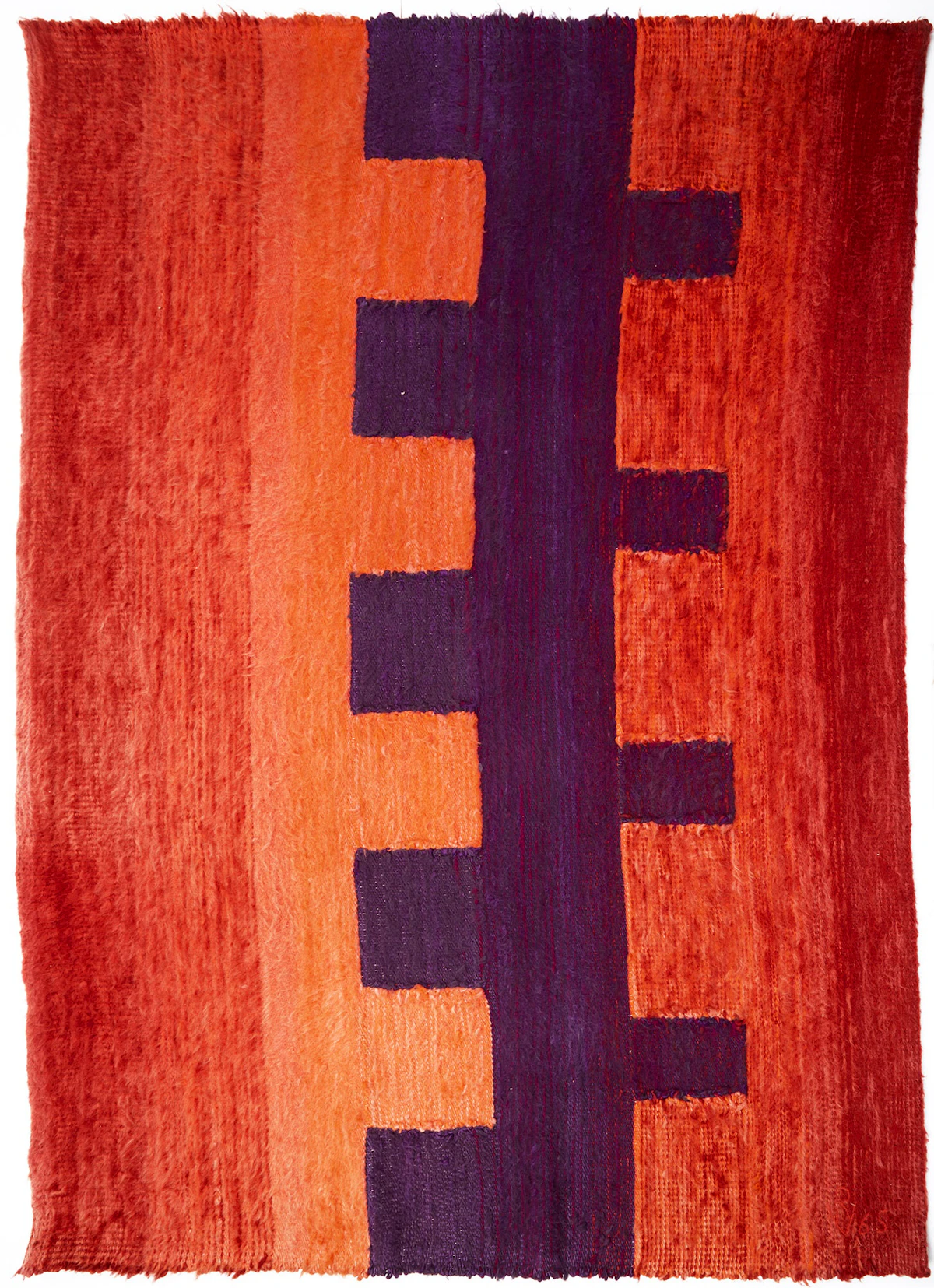 Mariette Rousseau-Vermette, Violet dans le rouge, wool tapestry, 1965