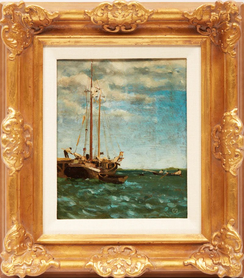 Edwin Headley Holgate, Untitled, oil on board, 1918 - view 2