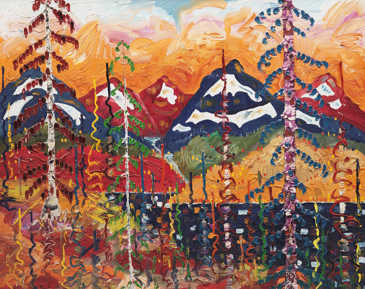 Alex Cameron, Waterton #1, acrylic on canvas, 2006