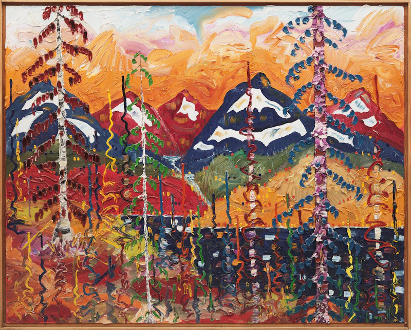 Alex Cameron, Waterton #1, acrylic on canvas, 2006 - view 2
