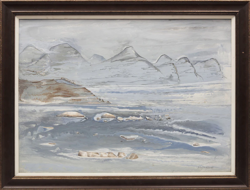 Bobs Cogill Haworth, Cape North, C.B., oil on board - view 2