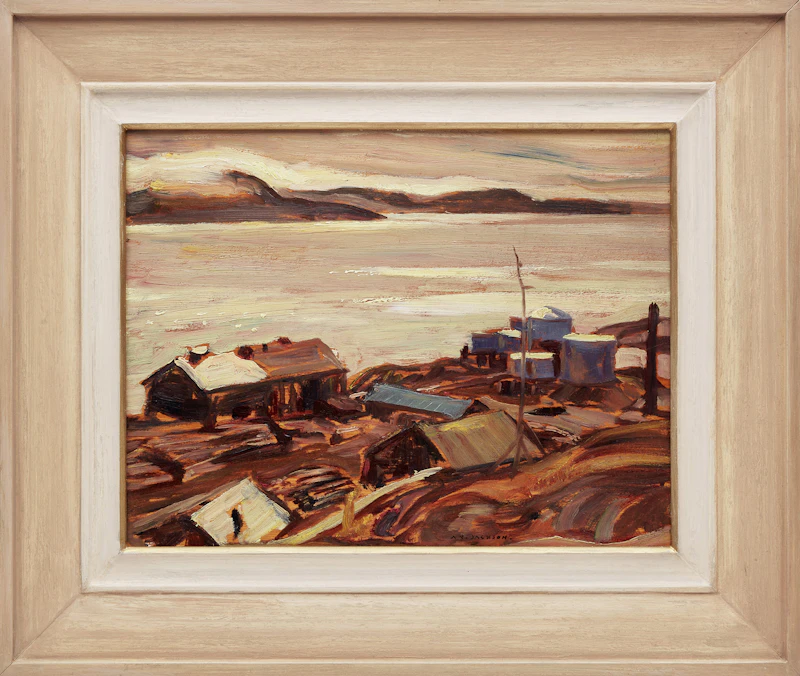 Alexander Young Jackson, Sun and Fog, Great Bear Lake, 1938, oil on board - view 2