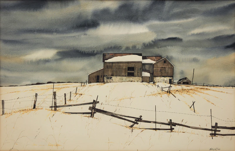 Old Barn in Lindsay by John Kasyn