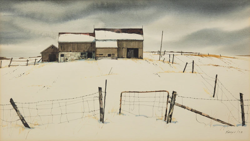 Farm Near Lake Scugog by John Kasyn