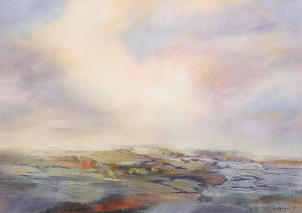 Ernestine Tahedl, Flood Plain, acrylic on canvas, 1993