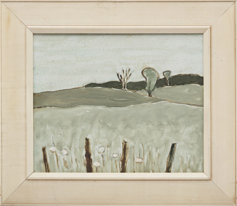 Barker Fairley, Markdale Region, Queen Anne's Lace, oil on board, 1975 - view 2