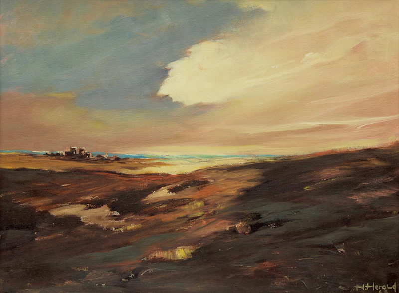 Sunset in the Prairies by Hans Herold