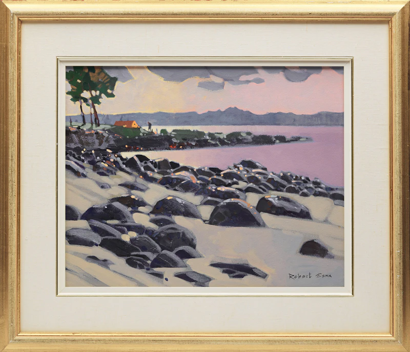 Robert Genn, Point Pattern, August Saturna, acrylic on canvas - view 2