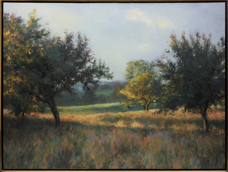 Douglas Edwards, Orchard at Dawn, oil on canvas - view 2
