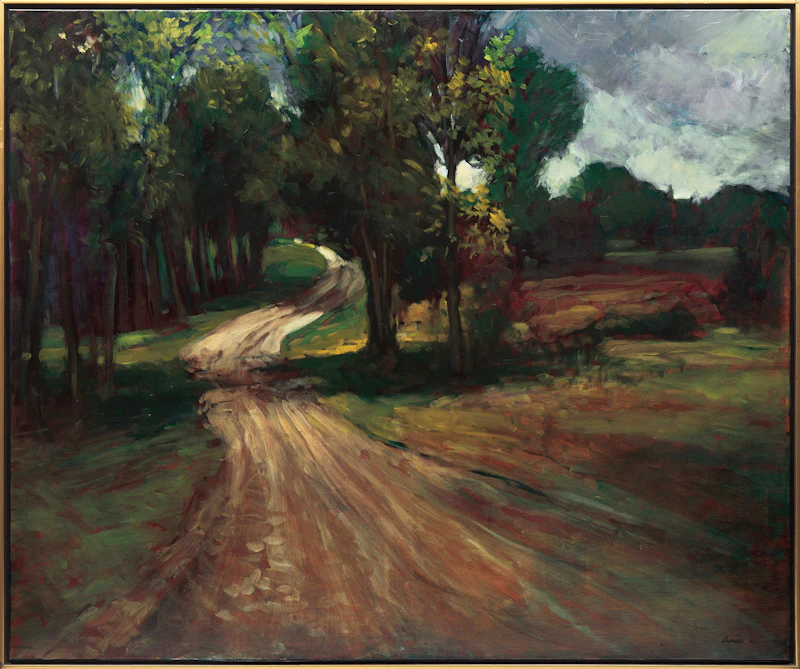 Philip Craig, Road to Bass Lake, oil on canvas, 1999 - view 2