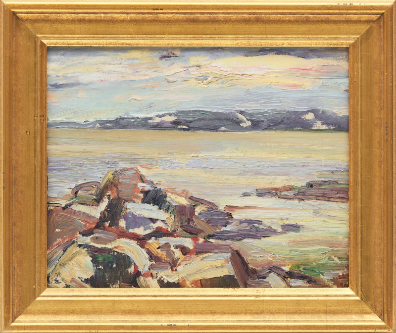 George Paginton, St. Lawrence, oil on canvas board, 1941 - view 2