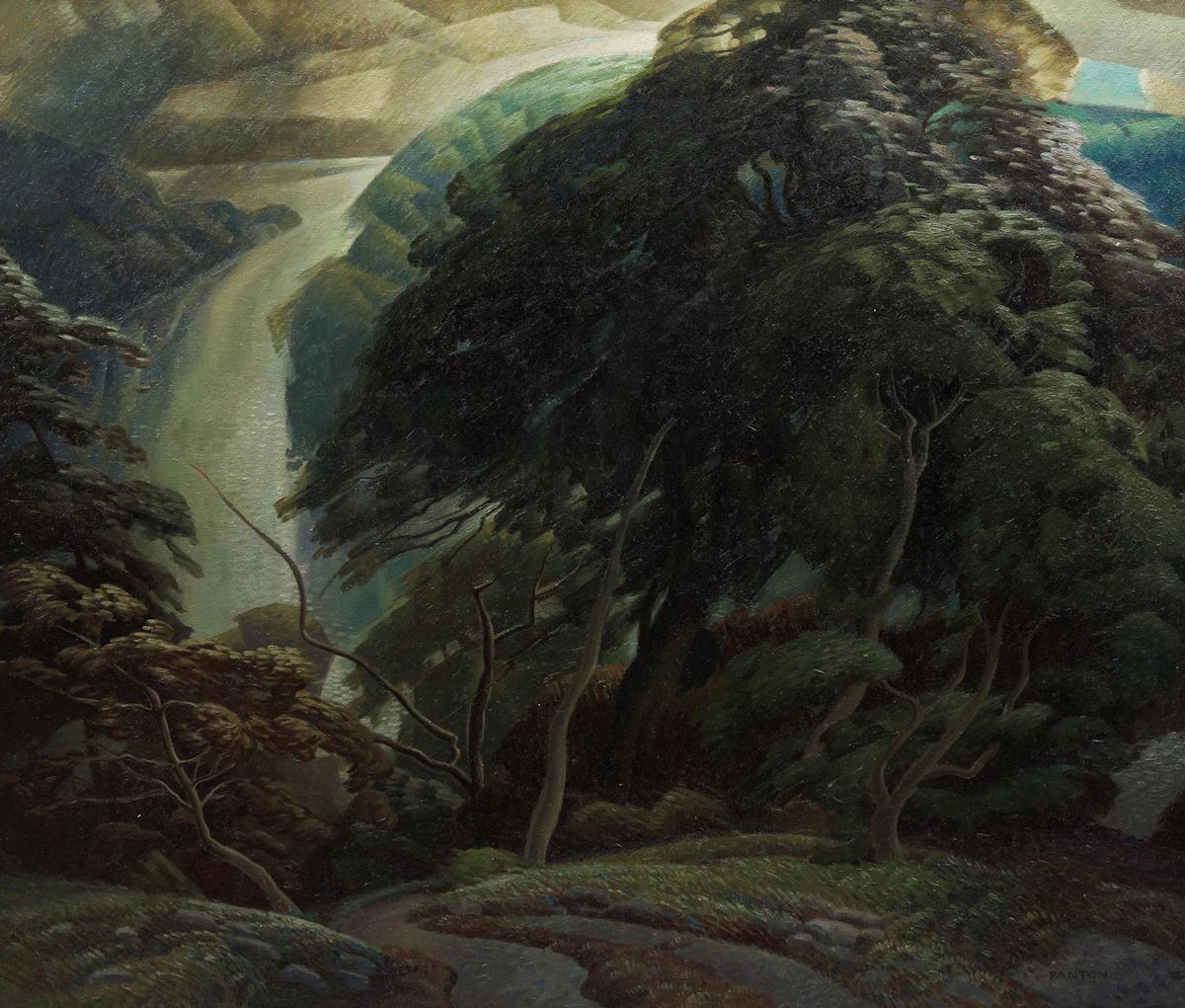 Lawrence Arthur Colley Panton, Summer Landscape, oil on canvas