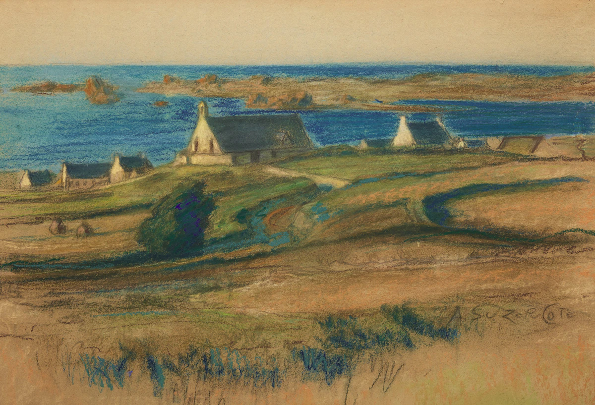 Marc-Aurèle de Foy Suzor-Coté, Port-Blanc, pastel