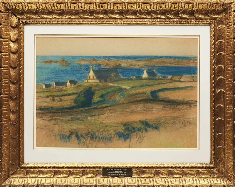 Marc-Aurèle de Foy Suzor-Coté, Port-Blanc, pastel - view 2
