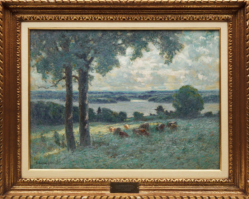 Marc-Aurèle de Foy Suzor-Coté, Pastorale, cantons de l’est, oil on canvas - view 2