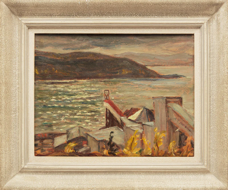 Alexander Young Jackson, Eldorado Mines, Great Bear Lake, oil on board, 1938 - view 2