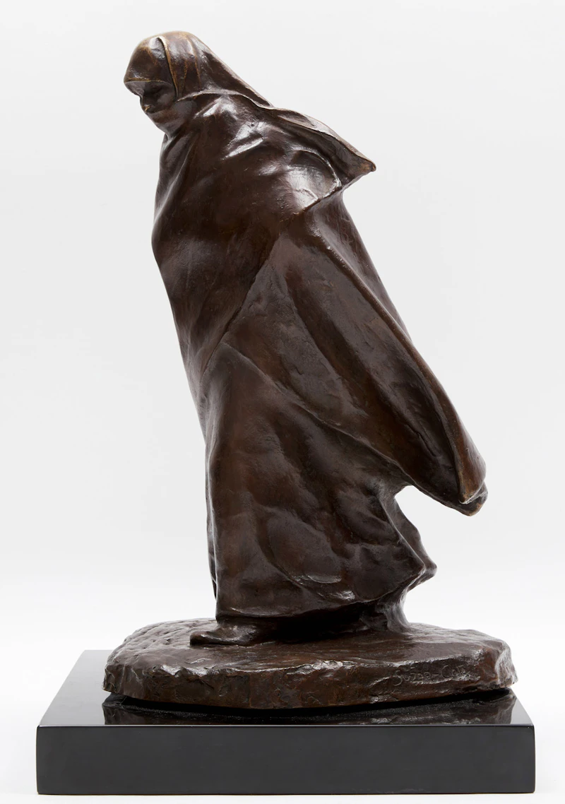 Marc-Aurèle de Foy Suzor-Coté, L'Indienne de Kahnawake, bronze - view 2