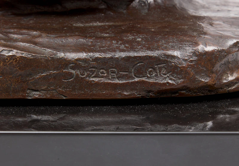 Marc-Aurèle de Foy Suzor-Coté, L'Indienne de Kahnawake, bronze - view 5