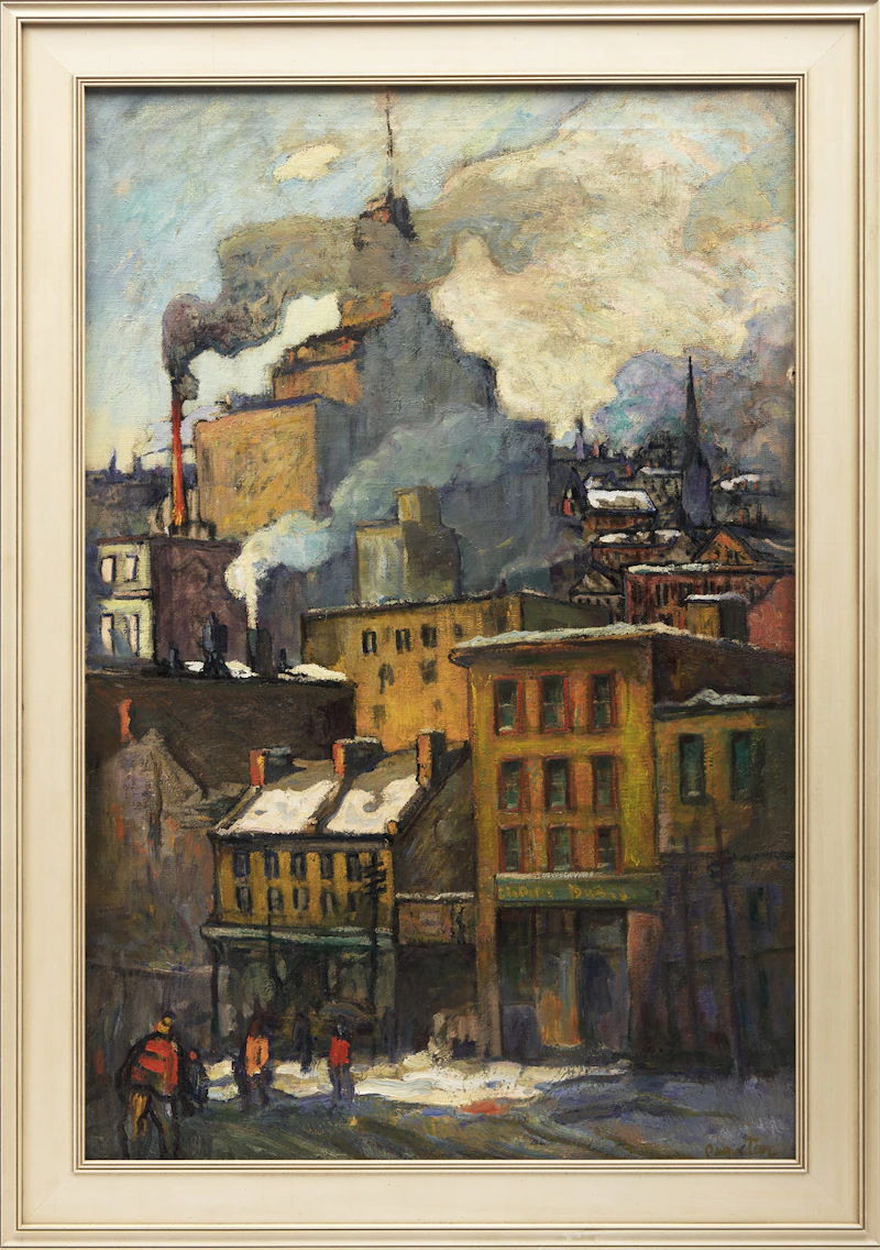 George Paginton, Empire Brass Store, circa 1932, oil on canvas - view 2