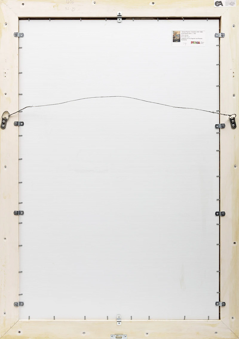George Paginton, Empire Brass Store, circa 1932, oil on canvas - view 3