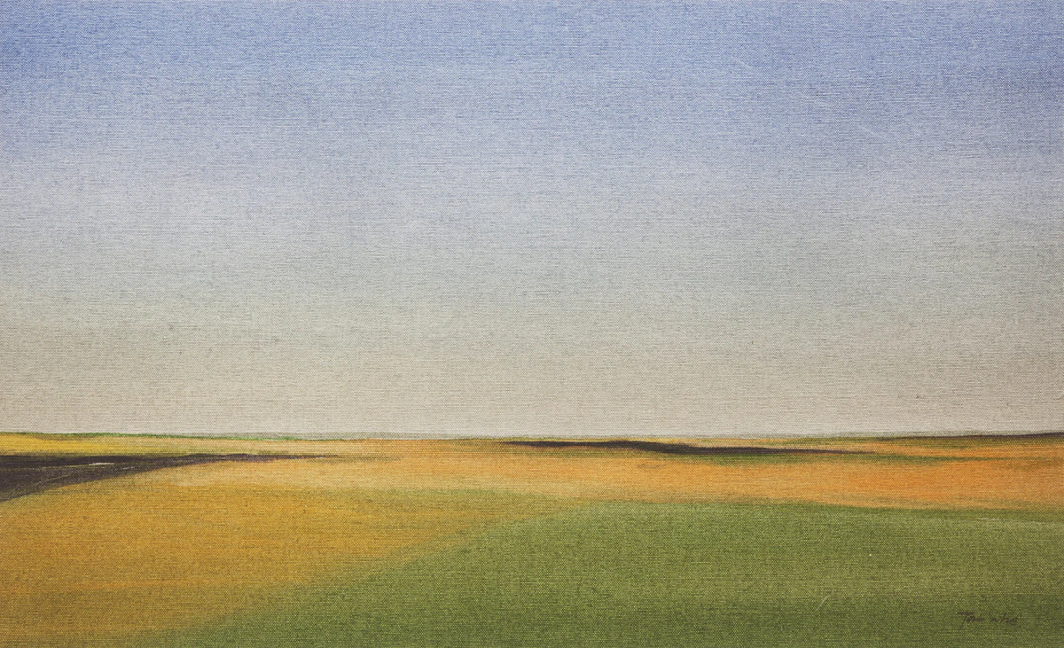 Takao Tanabe, The Prairies Sketch, D-75, acrylic on canvas