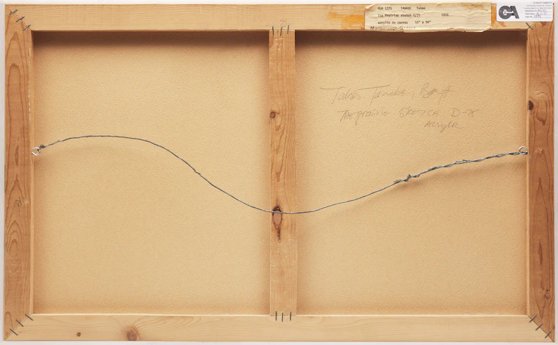 Takao Tanabe, The Prairies Sketch, D-75, acrylic on canvas - view 3