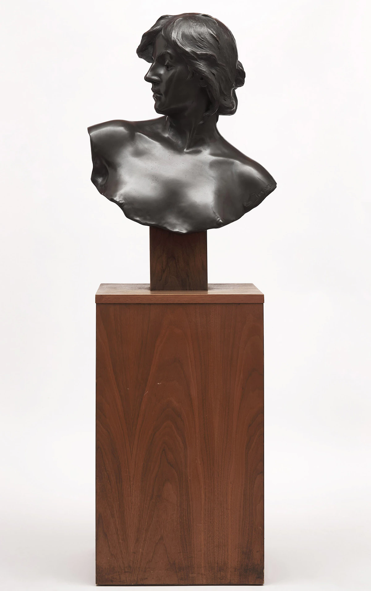 Emile Louis Jespers, Untitled (Female Bust), bronze