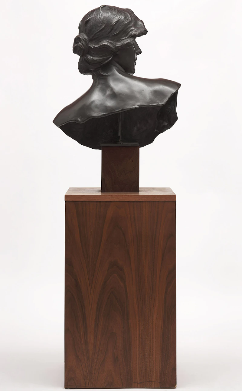 Emile Louis Jespers, Untitled (Female Bust), bronze - view 4