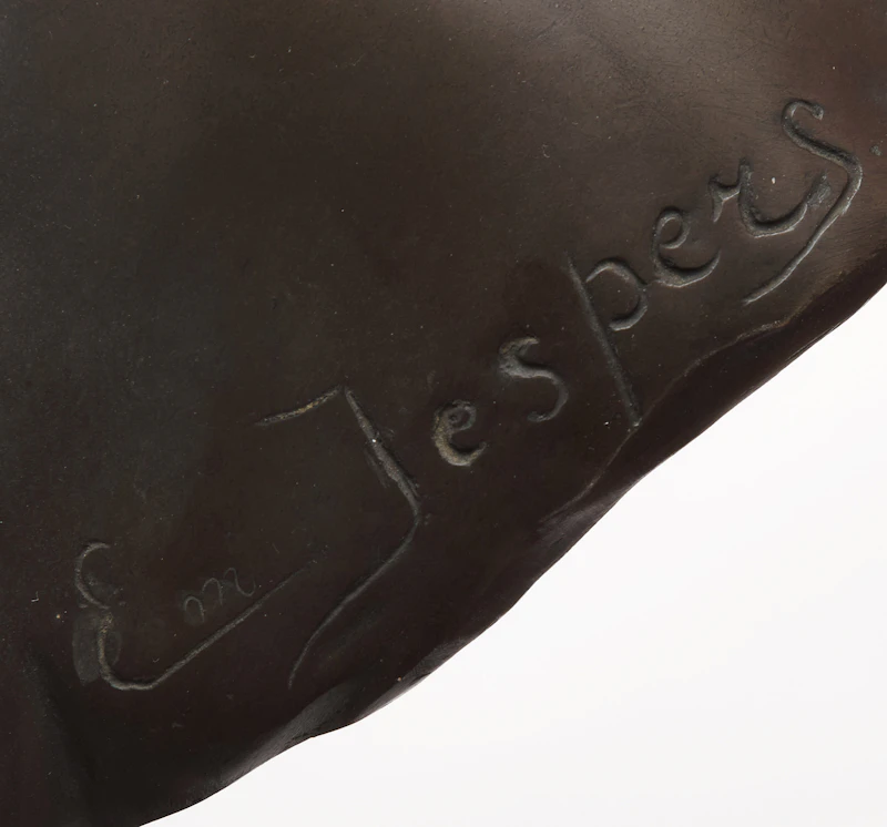 Emile Louis Jespers, Untitled (Female Bust), bronze - view 6