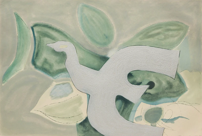 L'ordre des oiseaux (V.182) by Georges Braque