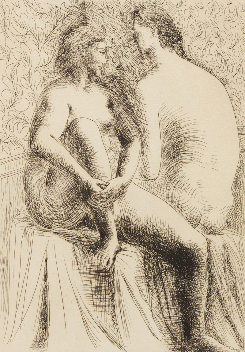 Deux femmes nues II (Bloch 132, Baer 199) by Pablo Picasso